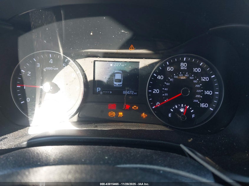 2019 Kia Forte Lxs VIN: 3KPF24AD1KE055872 Lot: 43815465