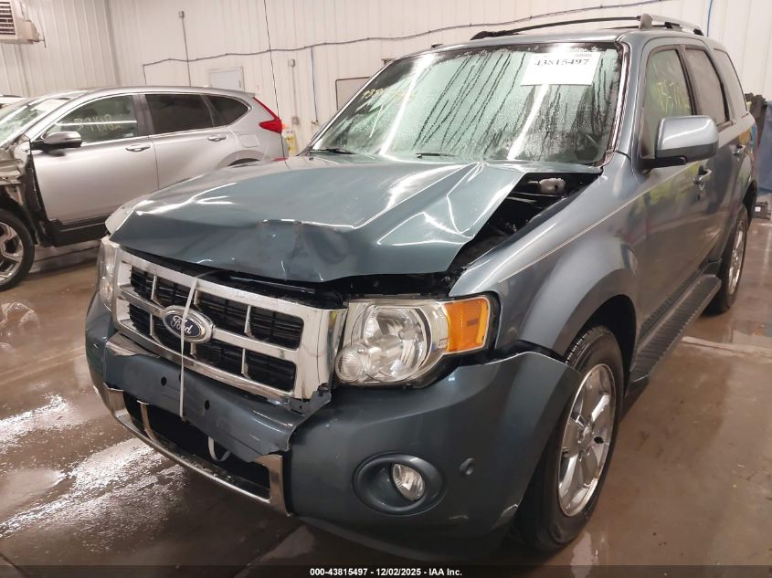 2012 Ford Escape Limited VIN: 1FMCU9EG6CKA57240 Lot: 43815497