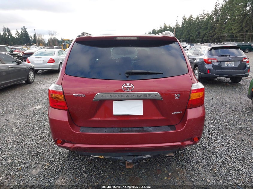 2008 Toyota Highlander Sport VIN: JTEES43A382048177 Lot: 43815510