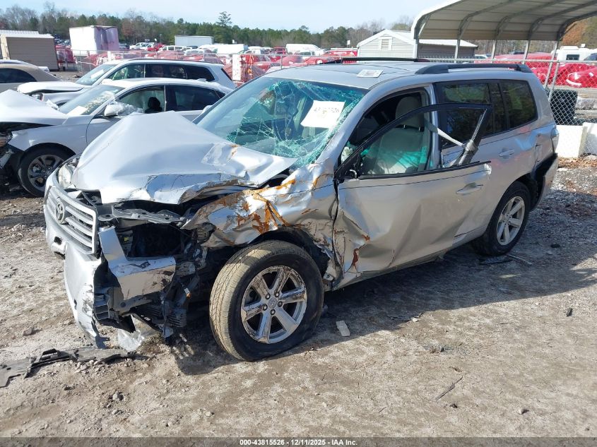 2009 Toyota Highlander VIN: JTEDS41A092080908 Lot: 43815526