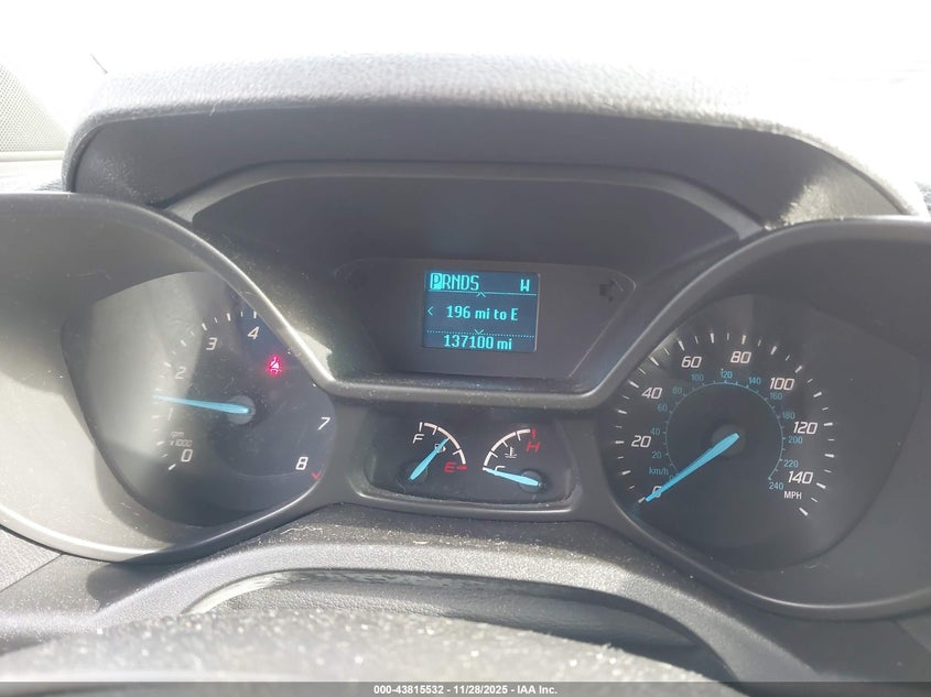 2017 Ford Transit Connect Xl VIN: NM0GE9E7XH1294178 Lot: 43815532