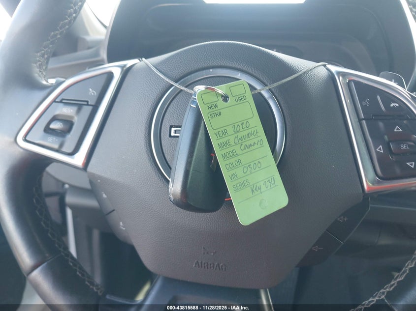 2020 Chevrolet Camaro Rwd 1Lt VIN: 1G1FB1RX9L0140300 Lot: 43815588