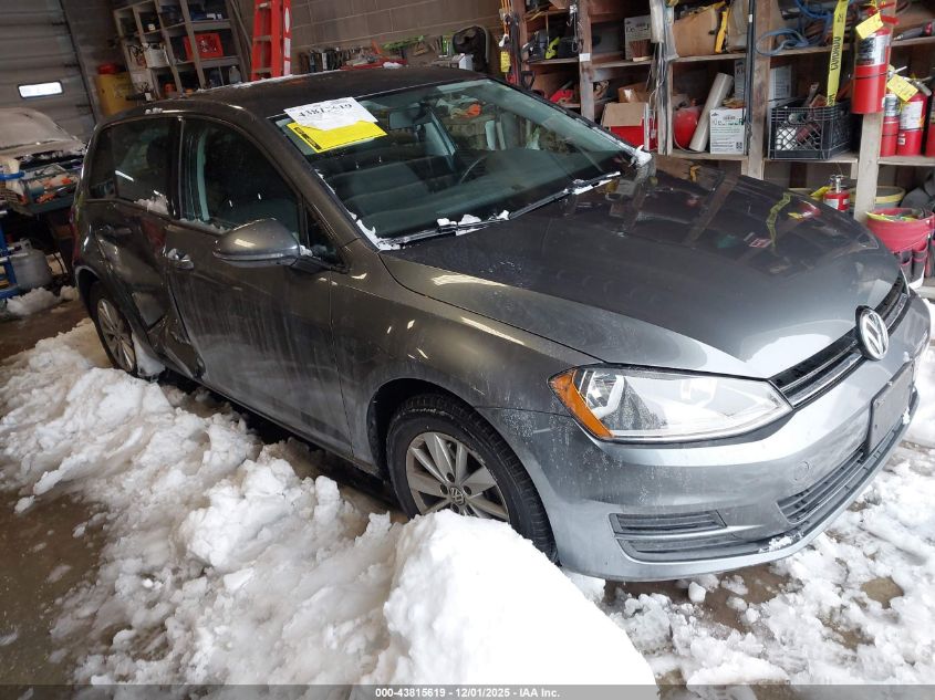 VOLKSWAGEN GOLF TSI S 4-DOOR/TSI SE 4-DOOR/TSI SEL 4-DOOR/TSI WOLFSBURG EDITION 4-DOOR