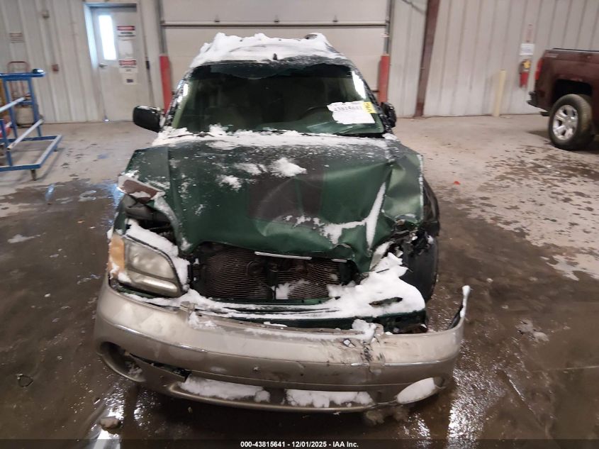 2002 Subaru Outback VIN: 4S3BH665127611656 Lot: 43815641