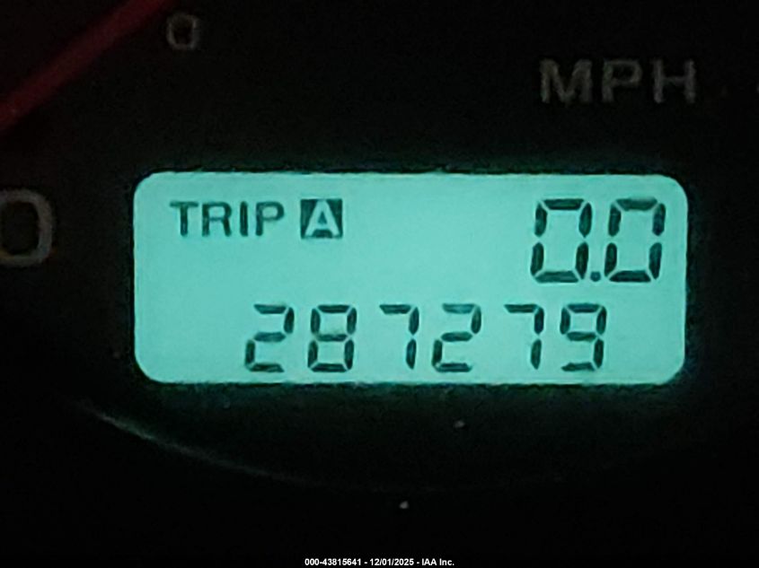 2002 Subaru Outback VIN: 4S3BH665127611656 Lot: 43815641