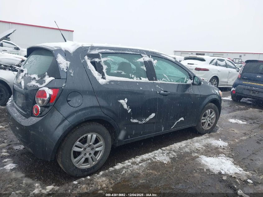 2013 Chevrolet Sonic Lt Manual VIN: 1G1JD6SG2D4174908 Lot: 43815662