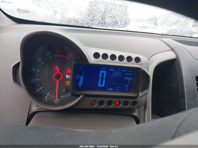 2013 Chevrolet Sonic Lt Manual VIN: 1G1JD6SG2D4174908 Lot: 43815662