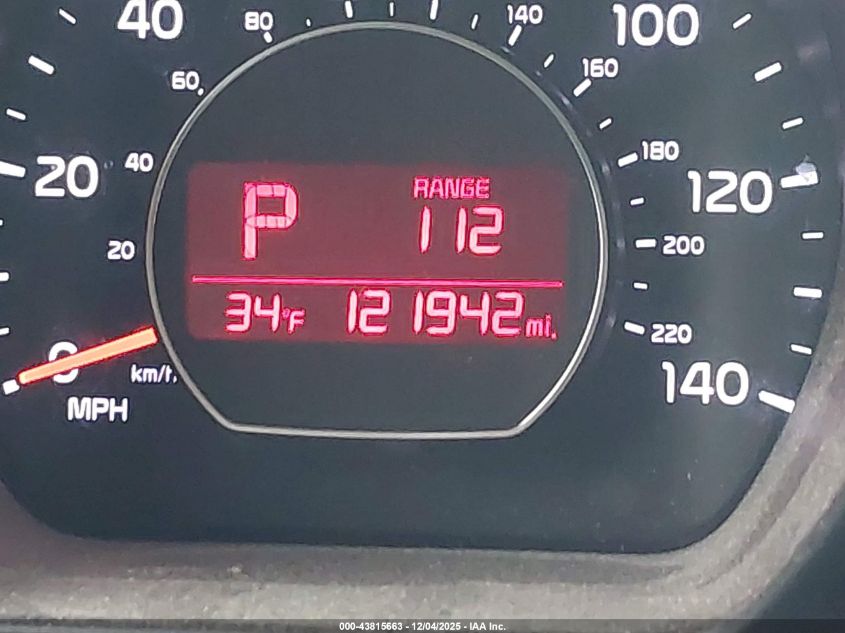 2015 Kia Soul + VIN: KNDJP3A54F7192616 Lot: 43815663