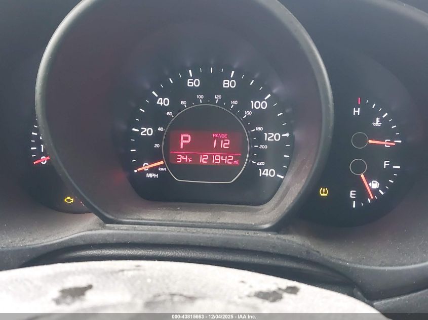 2015 Kia Soul + VIN: KNDJP3A54F7192616 Lot: 43815663