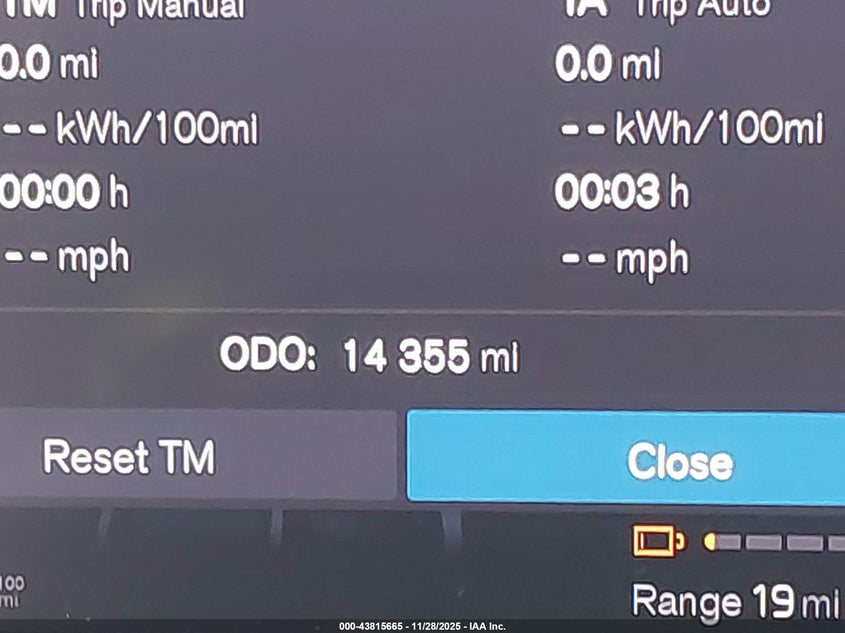 2025 Volvo Ex40 Twin Motor Core VIN: YV4ER3HJXS2504764 Lot: 43815665