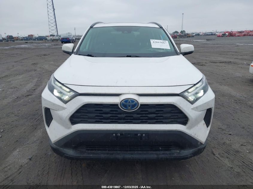 2022 Toyota Rav4 Hybrid Xle VIN: 4T3RWRFV1NU078223 Lot: 43815667