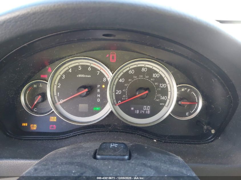 2005 Subaru Outback 2.5I Limited VIN: 4S4BP62C657332405 Lot: 43815671