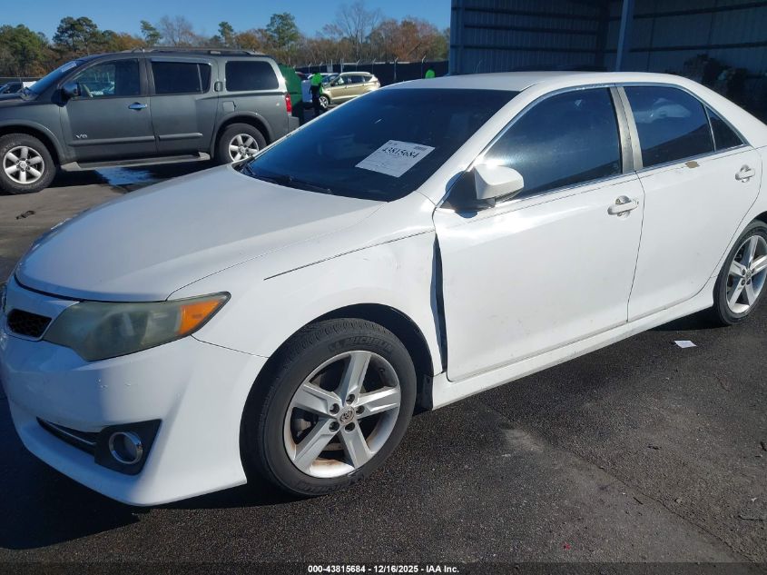 2012 Toyota Camry Se VIN: 4T1BF1FK0CU151368 Lot: 43815684