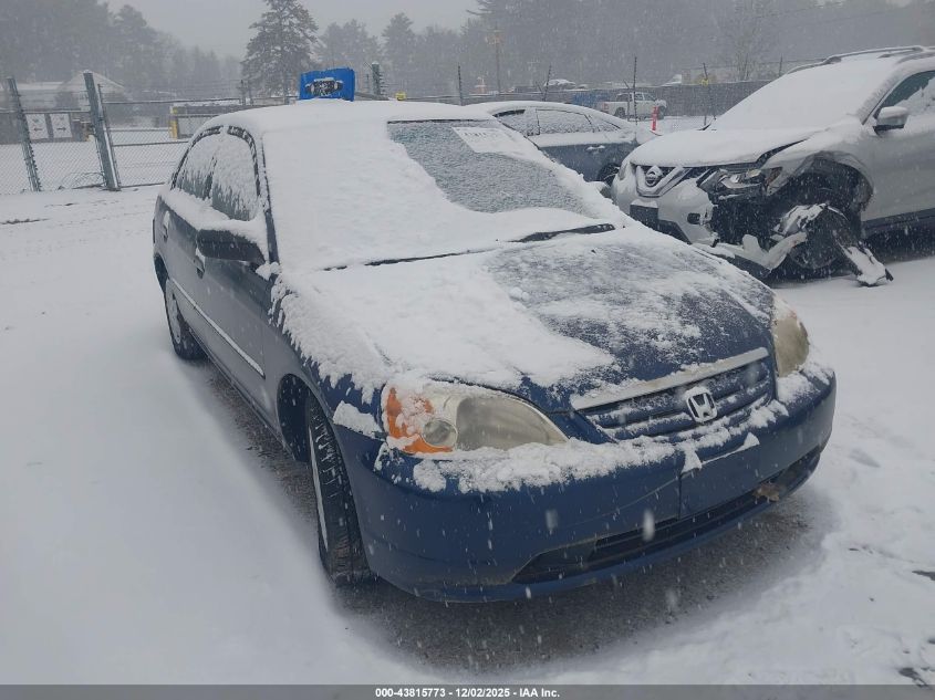 2003 Honda Civic Lx VIN: 2HGES15533H600569 Lot: 43815773