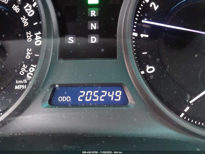 2007 Lexus Is 350 VIN: JTHBE262872008634 Lot: 43815786