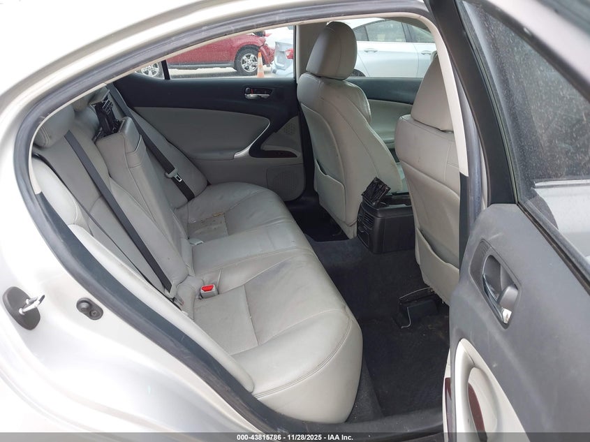 2007 Lexus Is 350 VIN: JTHBE262872008634 Lot: 43815786