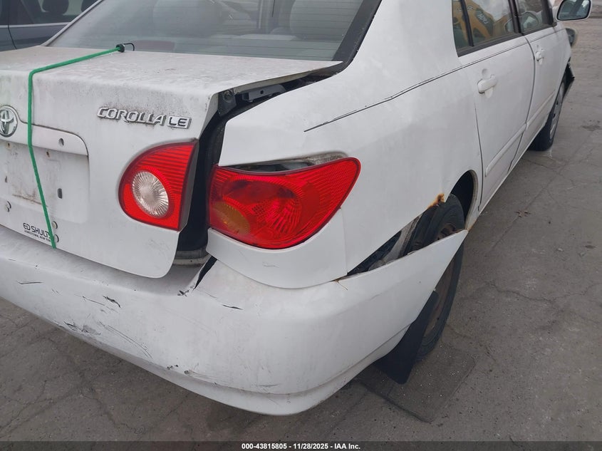 2004 Toyota Corolla Le VIN: 2T1BR32E44C224344 Lot: 43815805