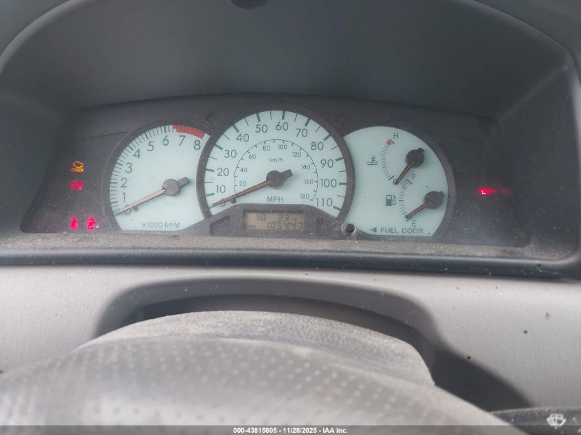 2004 Toyota Corolla Le VIN: 2T1BR32E44C224344 Lot: 43815805