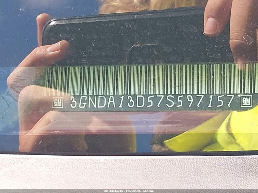 2007 Chevrolet Hhr Ls VIN: 3GNDA13D57S597157 Lot: 43815846