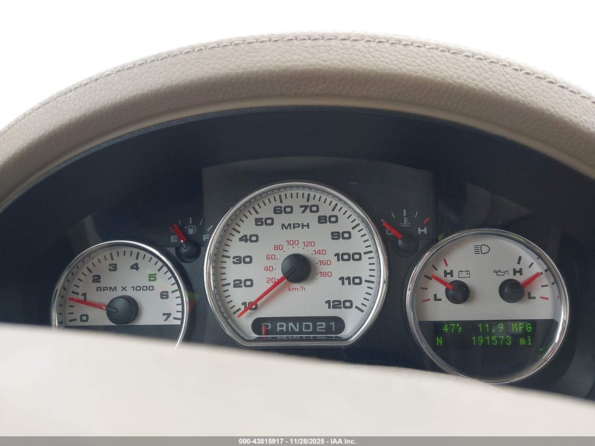 2007 Ford F-150 Fx4/Lariat/Xlt VIN: 1FTPW14577KD38051 Lot: 43815917