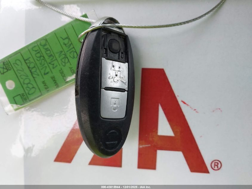 2009 Nissan Murano Sl VIN: JN8AZ18U69W030223 Lot: 43815944