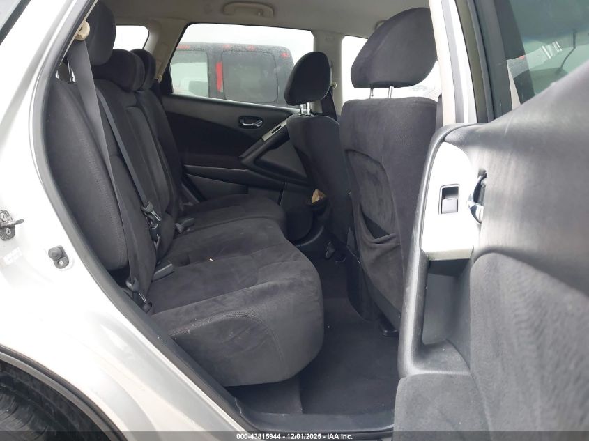 2009 Nissan Murano Sl VIN: JN8AZ18U69W030223 Lot: 43815944