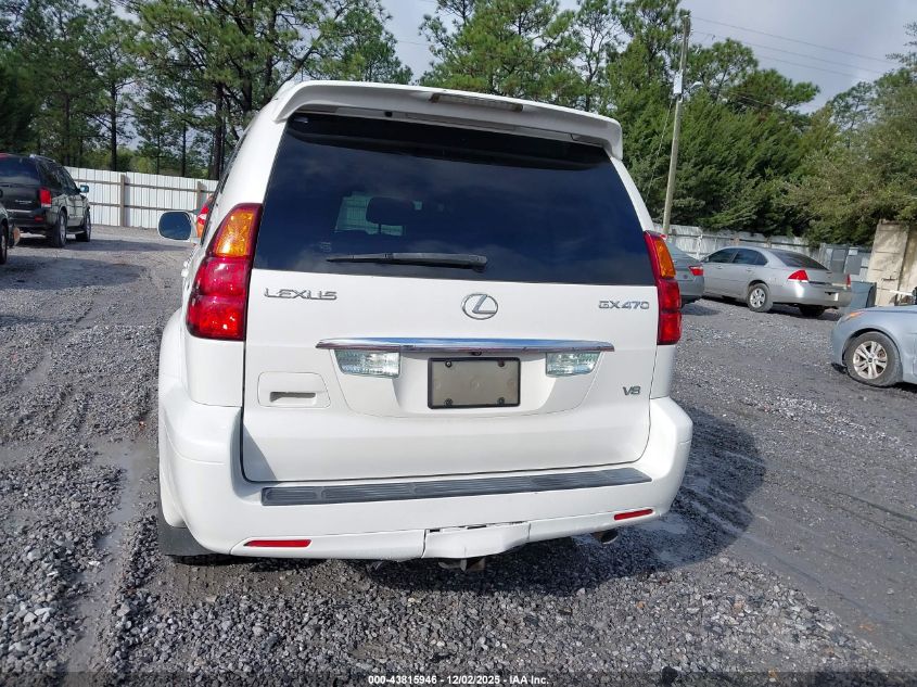 2005 Lexus Gx 470 VIN: JTJBT20X250094685 Lot: 43815946