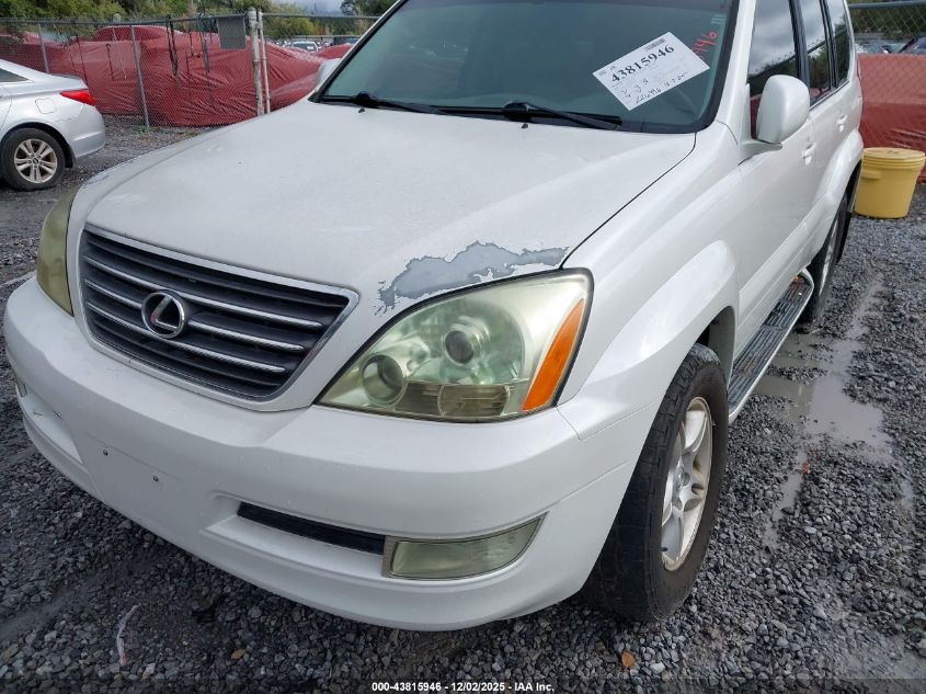 2005 Lexus Gx 470 VIN: JTJBT20X250094685 Lot: 43815946