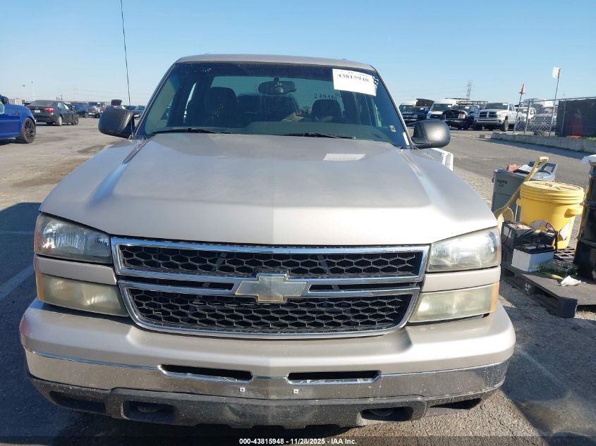 2006 Chevrolet Silverado 1500 Ls VIN: 2GCEC13V961275048 Lot: 43815948