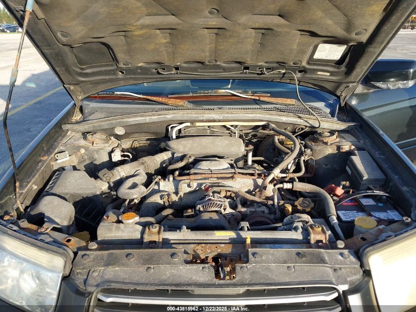 2006 Subaru Forester 2.5X VIN: JF1SG65636H717867 Lot: 43815962