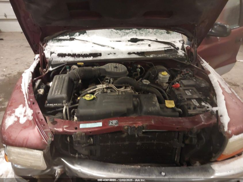 2000 Dodge Dakota Slt/Sport VIN: 1B7GL22X6YS575327 Lot: 43815999