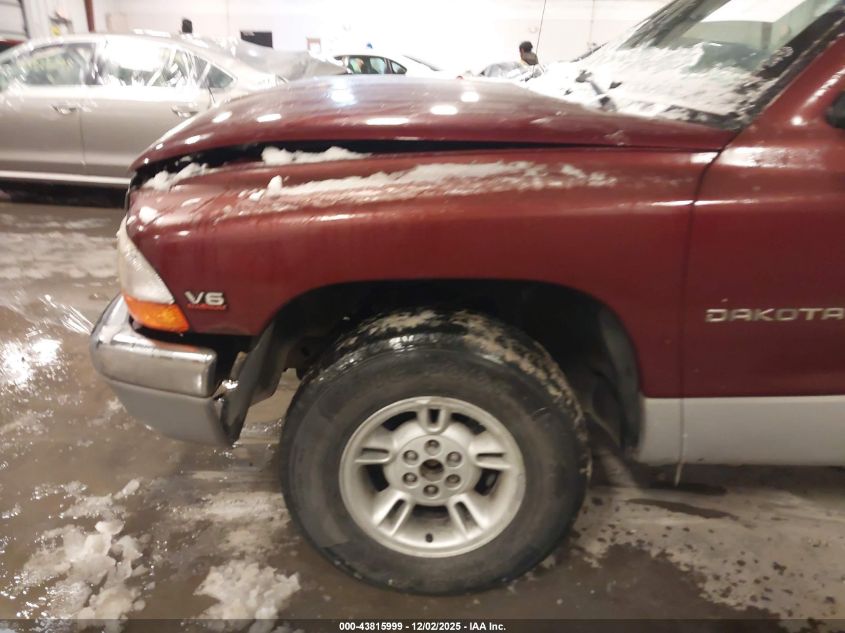 2000 Dodge Dakota Slt/Sport VIN: 1B7GL22X6YS575327 Lot: 43815999