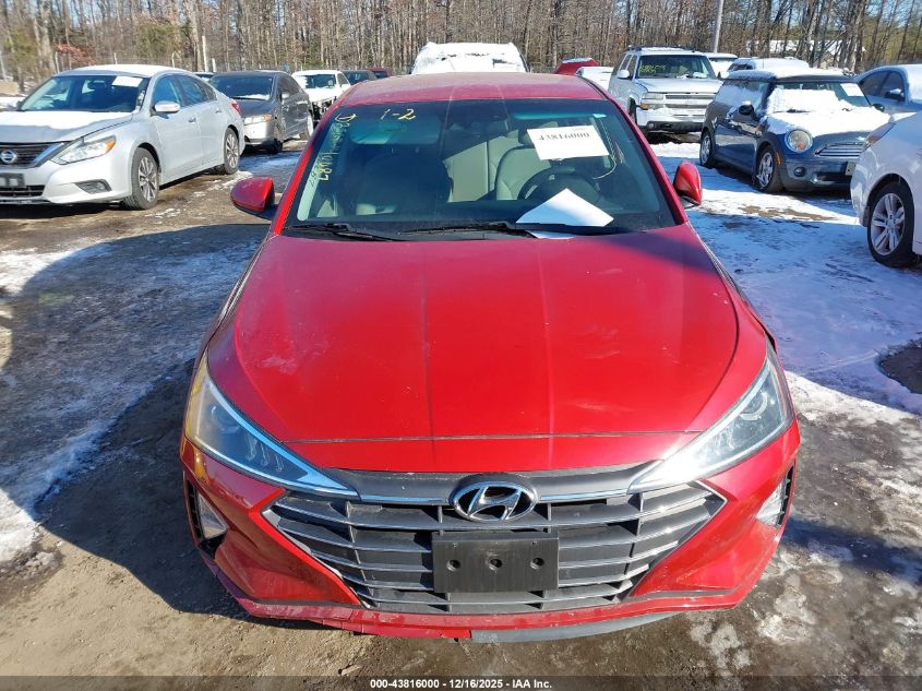 2020 Hyundai Elantra Se VIN: 5NPD74LF4LH518950 Lot: 43816000