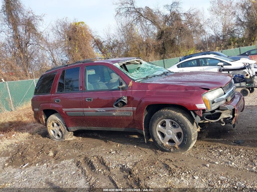 2004 Chevrolet Trailblazer Ls VIN: 1GNDT13S542324171 Lot: 43816005