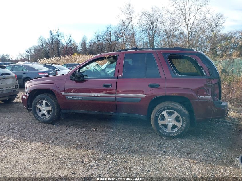 2004 Chevrolet Trailblazer Ls VIN: 1GNDT13S542324171 Lot: 43816005