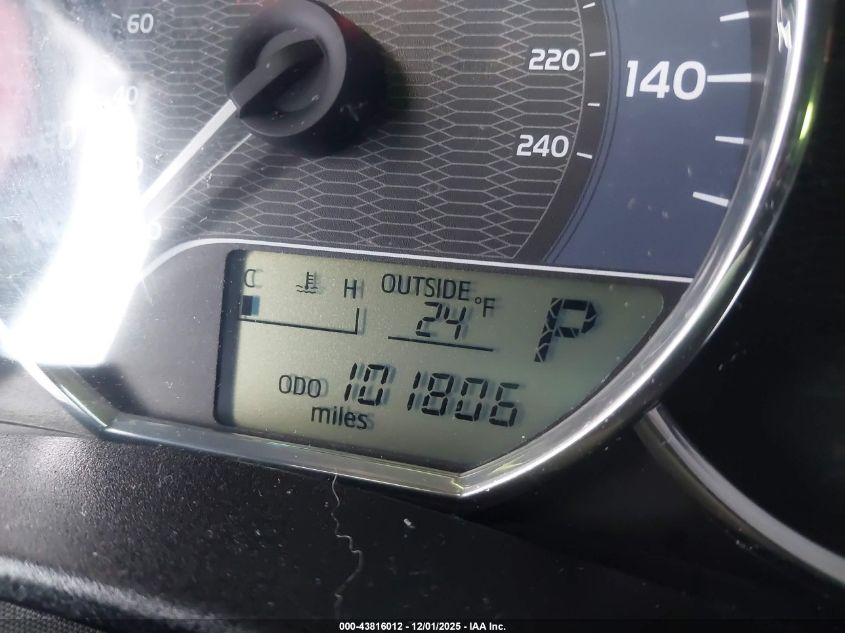 2016 Toyota Corolla Le VIN: 2T1BURHE3GC615580 Lot: 43816012