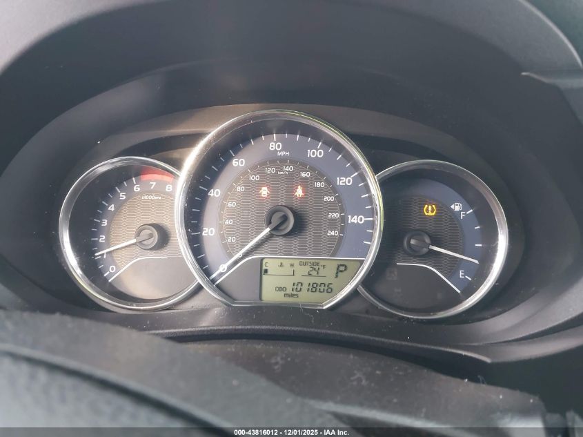 2016 Toyota Corolla Le VIN: 2T1BURHE3GC615580 Lot: 43816012