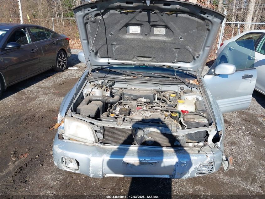 2002 Subaru Forester S VIN: JF1SF65642H715915 Lot: 43816016