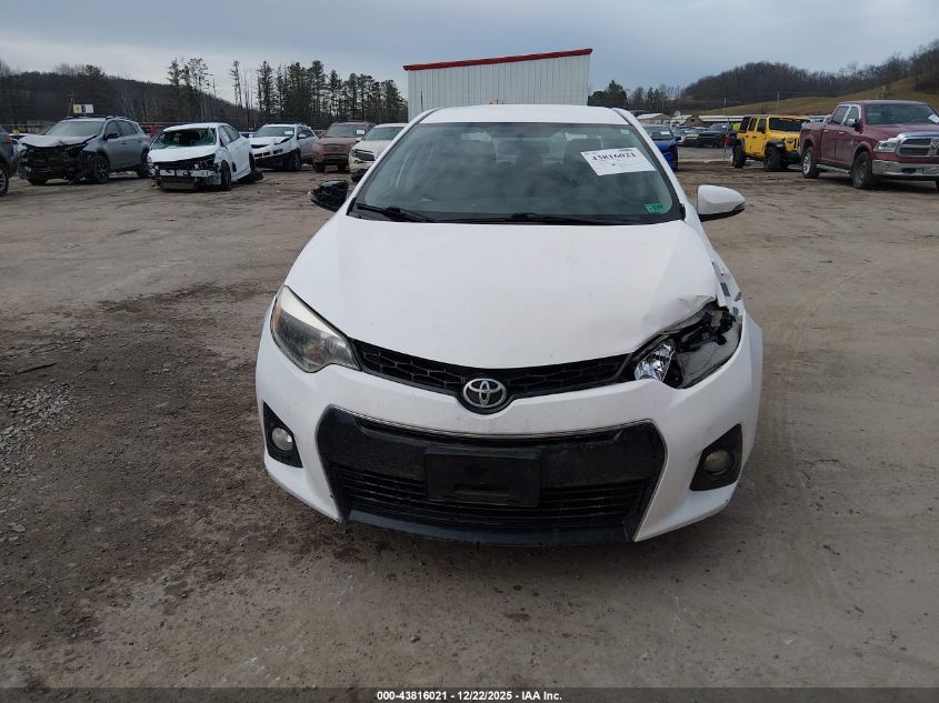 2016 Toyota Corolla S Plus VIN: 2T1BURHE0GC686803 Lot: 43816021