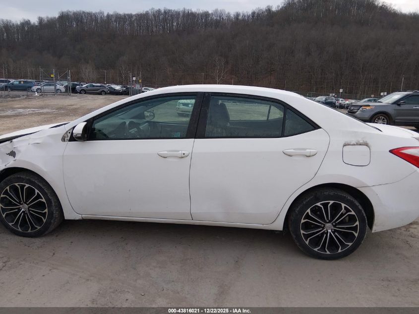 2016 Toyota Corolla S Plus VIN: 2T1BURHE0GC686803 Lot: 43816021