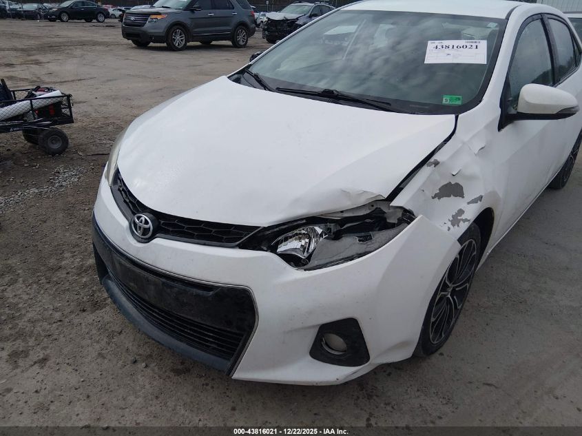 2016 Toyota Corolla S Plus VIN: 2T1BURHE0GC686803 Lot: 43816021