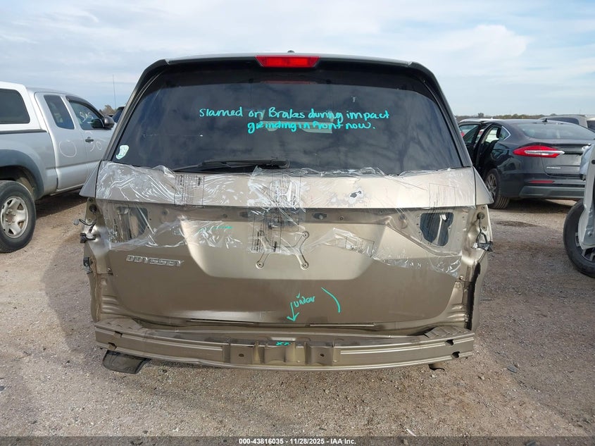 2011 Honda Odyssey Ex-L VIN: 5FNRL5H61BB077341 Lot: 43816035