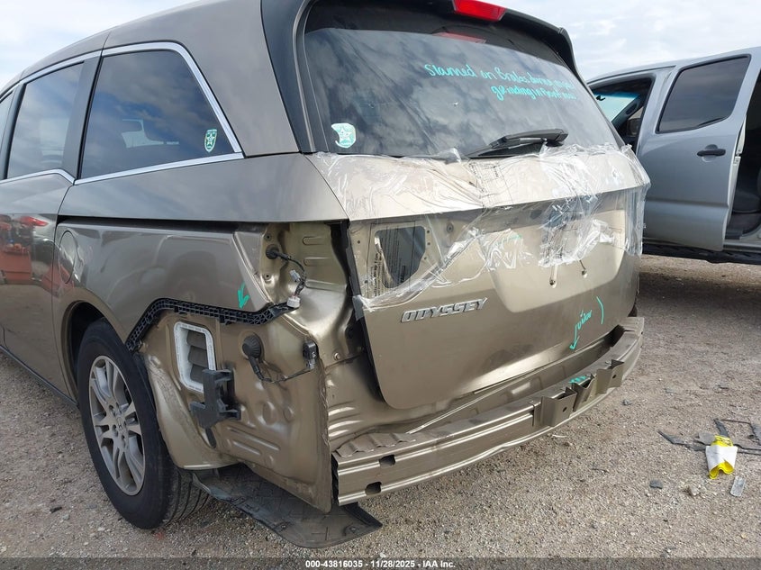 2011 Honda Odyssey Ex-L VIN: 5FNRL5H61BB077341 Lot: 43816035