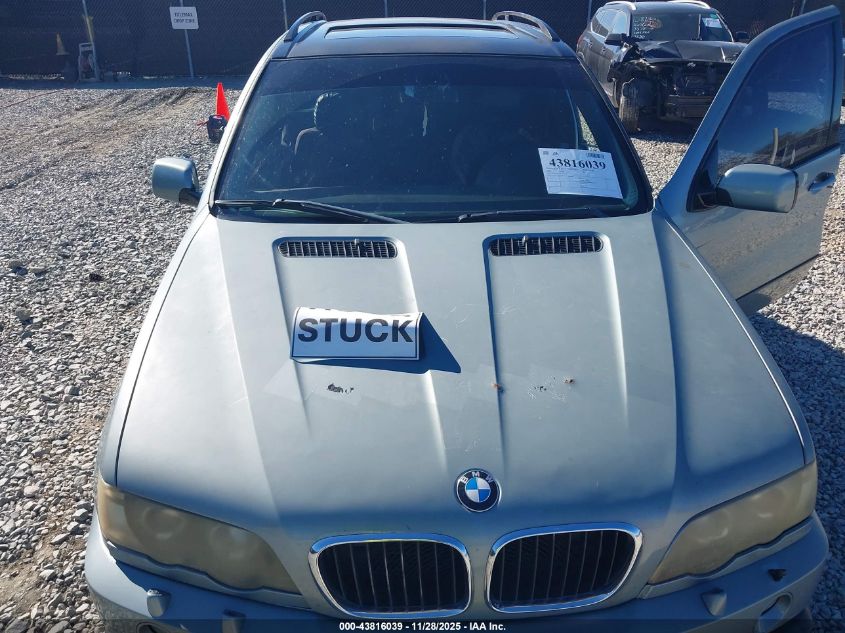 2003 BMW X5 3.0I VIN: 5UXFA53593LV81740 Lot: 43816039