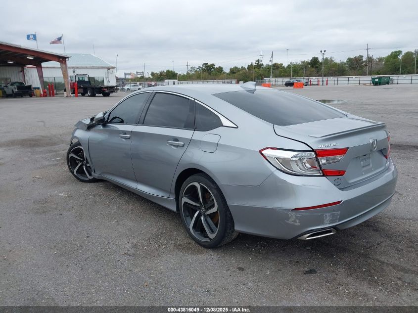 2019 Honda Accord Sport VIN: 1HGCV1F34KA037881 Lot: 43816049