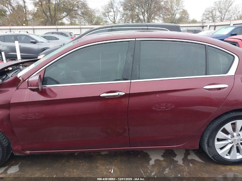 2014 Honda Accord Ex-L V-6 VIN: 1HGCR3F89EA033258 Lot: 43816063