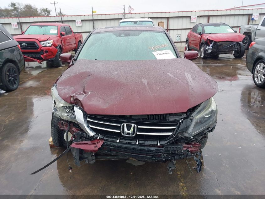 2014 Honda Accord Ex-L V-6 VIN: 1HGCR3F89EA033258 Lot: 43816063