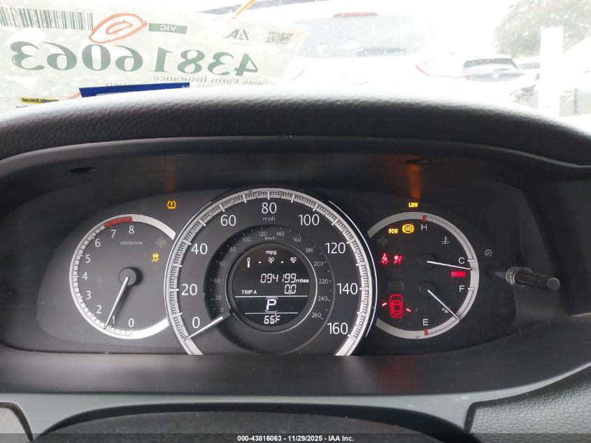 2014 Honda Accord Ex-L V-6 VIN: 1HGCR3F89EA033258 Lot: 43816063