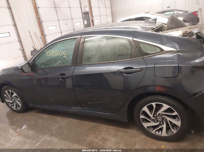 2018 Honda Civic Ex VIN: 19XFC2F73JE011729 Lot: 43816075
