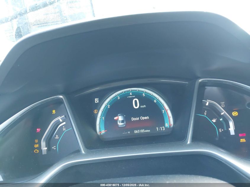 2018 Honda Civic Ex VIN: 19XFC2F73JE011729 Lot: 43816075